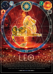 Puzzle 500 el. Znaki zodiaku: Lew