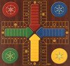 Szachy / Warcaby / Backgammon / Gęś / Chińczyk Deluxe (1615)