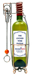 The Locked Wine Puzzle (Wyciągnij butelkę) - łamigłówka Recent Toys - poziom 4/5